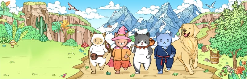 Lots of Cats on an Adventure