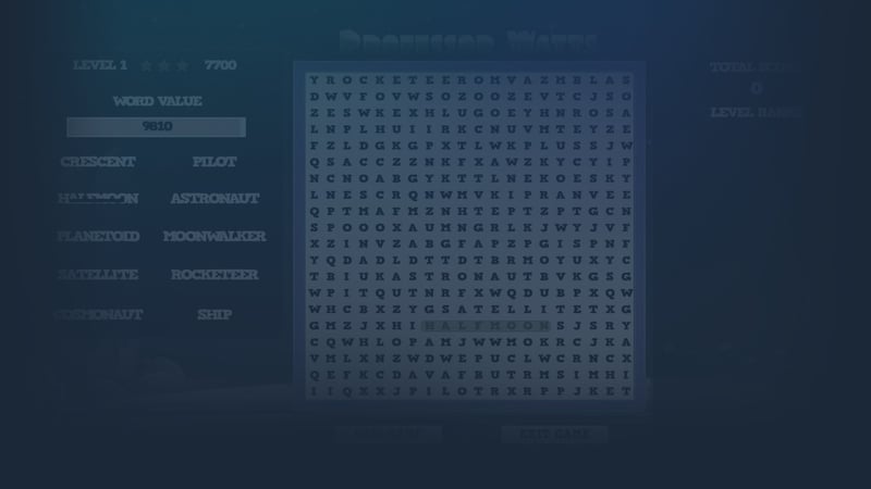 Professor Watts Word Search: Space Voyage