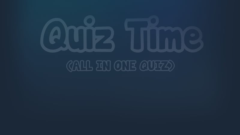 Quiz Time Demo