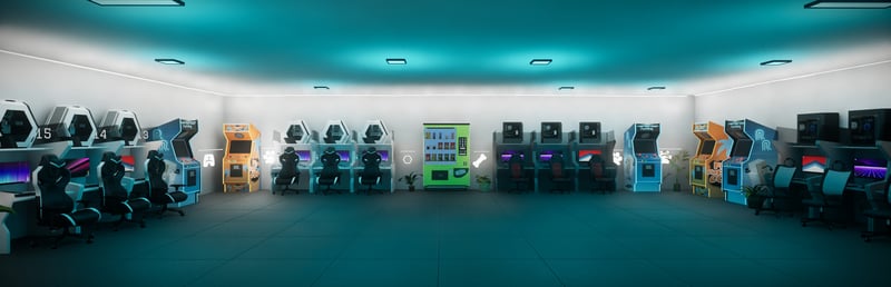 Official cover for Gaming Cafe Simulator on Steam