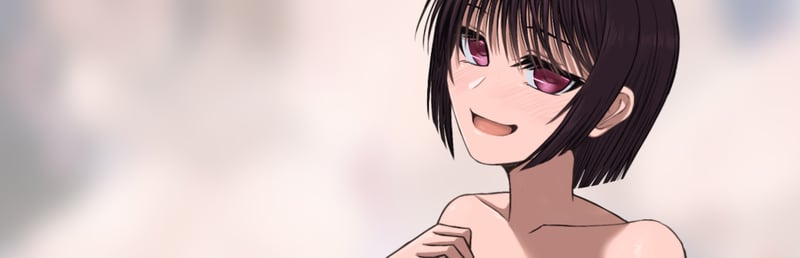 Official cover for The Titty-Fucking Hot Spring Ryokan Ghost on Steam
