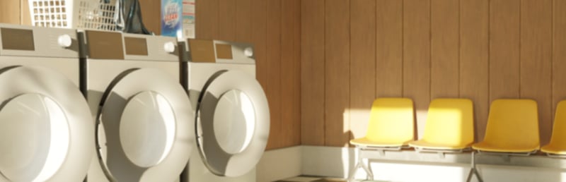 Official cover for Laundromat Simulator on Steam