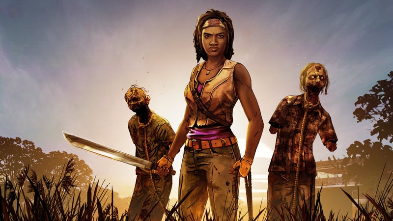 Official cover for The Walking Dead: Michonne - Ep. 1, In Too Deep on XBOX