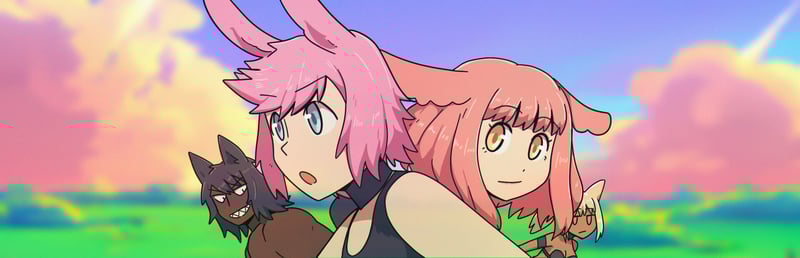 Official cover for Naughty Tales of Rabbits - A cuckold RPG on Steam