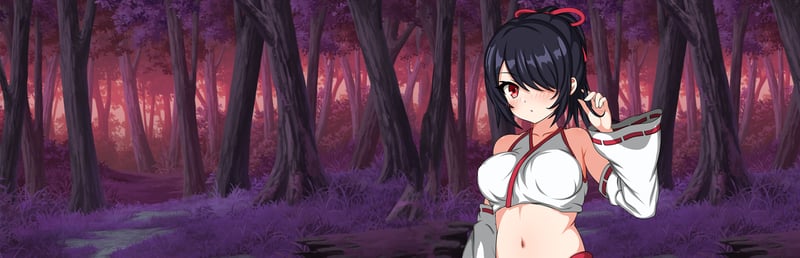 Official cover for Saki and the Crucible of Debauchery on Steam