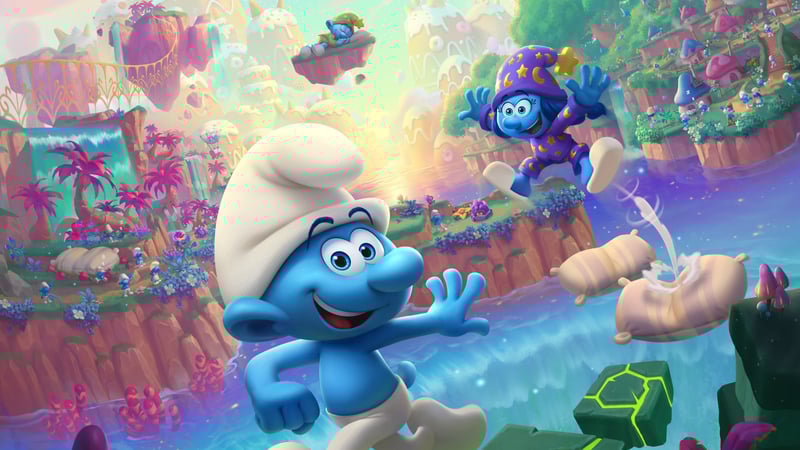 Official cover for The Smurfs – Dreams on XBOX