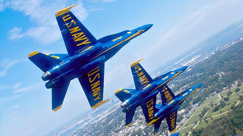 Official cover for Blue Angels Aerobatic Flight Simulator on XBOX