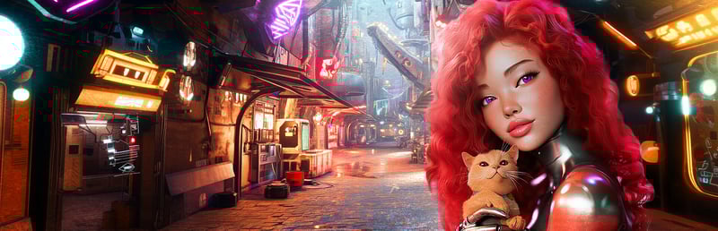 Official cover for STRAY GIRL on Steam