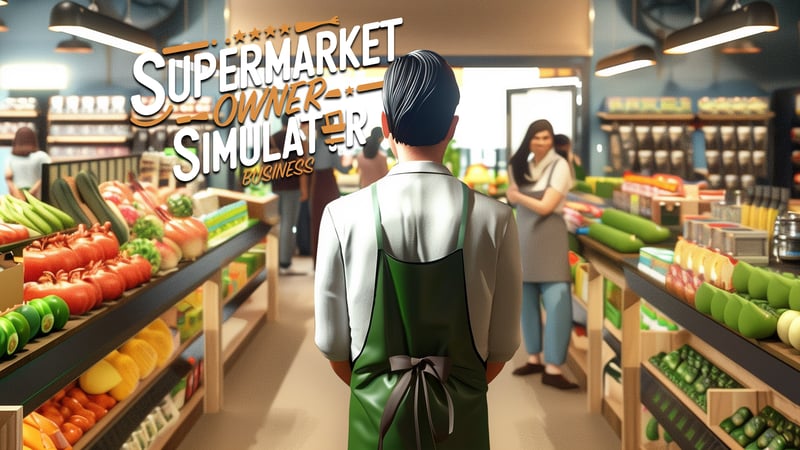 Official cover for Supermarket Owner Simulator: Business on XBOX