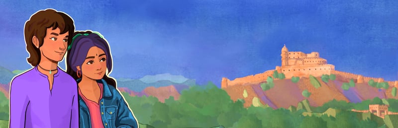 Official cover for The Palace on the Hill on Steam