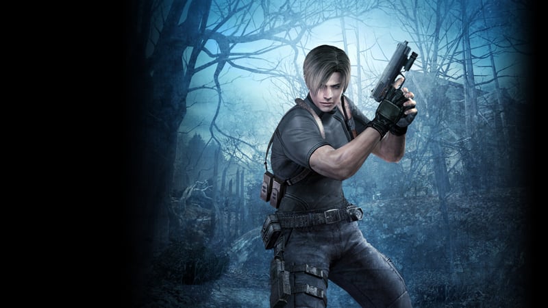 Official cover for resident evil 4 on PlayStation