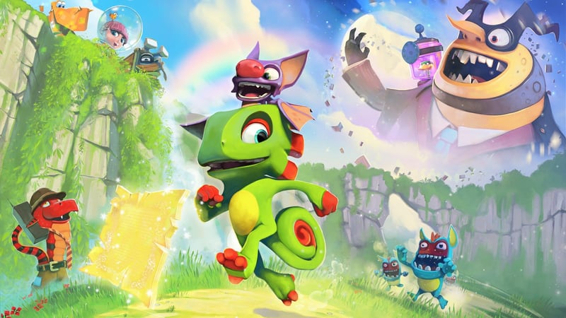 Official cover for Yooka-Laylee on PlayStation