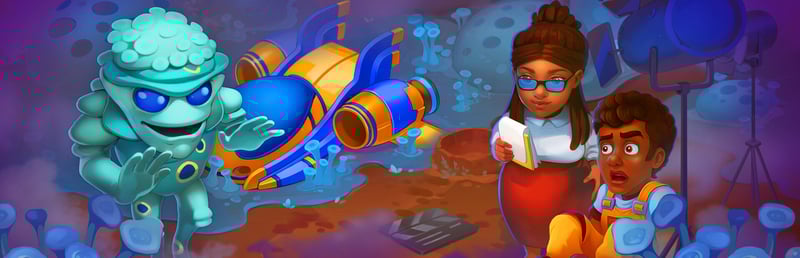 Official cover for Rescue Team: Lights. Camera. Outer Space on Steam