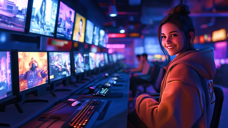 Official cover for Internet Cafe Simulator 2025 on PlayStation
