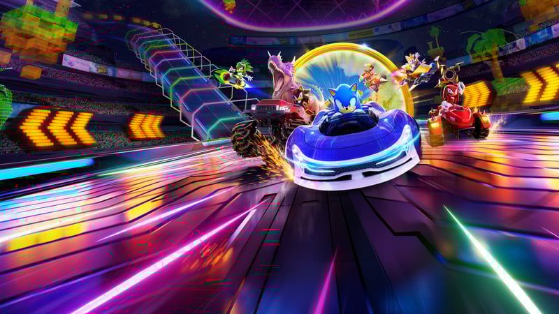 Official cover for Sonic Racing: CrossWorlds on PlayStation