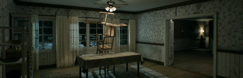 Official cover for I found myself in a strange house and I'm scared on Steam