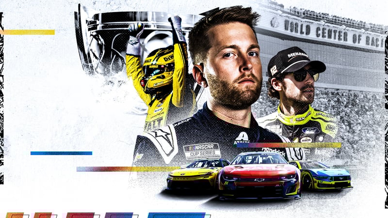 Official cover for NASCAR 25 on PlayStation