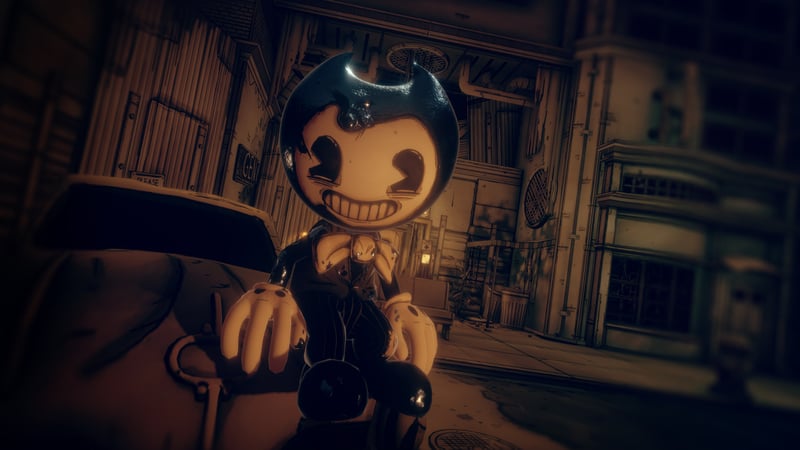 Official cover for Bendy and the Dark Revival on PlayStation