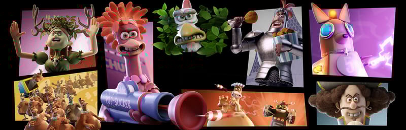 Official cover for Chicken Run: Eggstraction on Steam