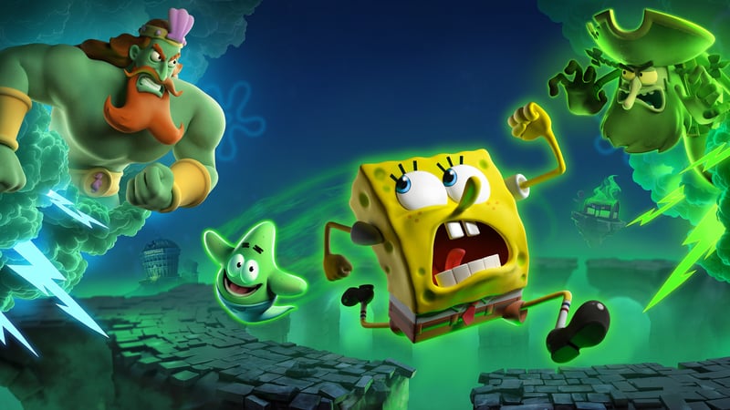 Official cover for SpongeBob SquarePants: Titans of the Tide on PlayStation