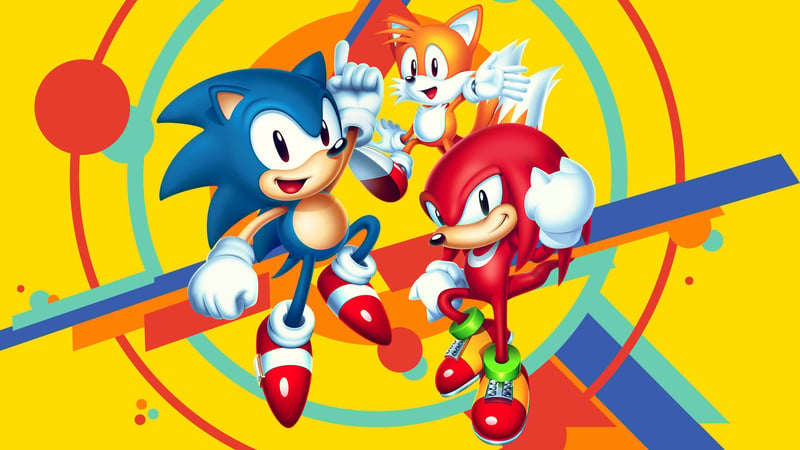 Official cover for Sonic Mania on XBOX
