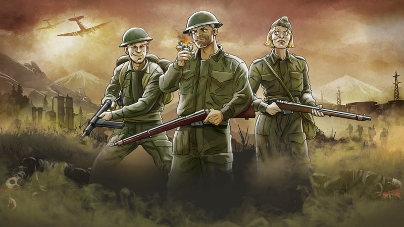 Official cover for Broken Lines on XBOX