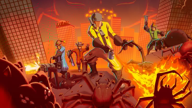 Official cover for KILL IT WITH FIRE! 2 on PlayStation