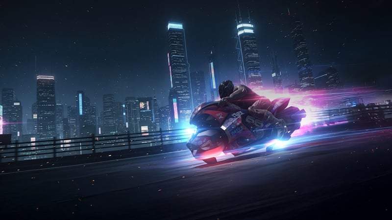 Official cover for VRacer Hoverbike on PlayStation