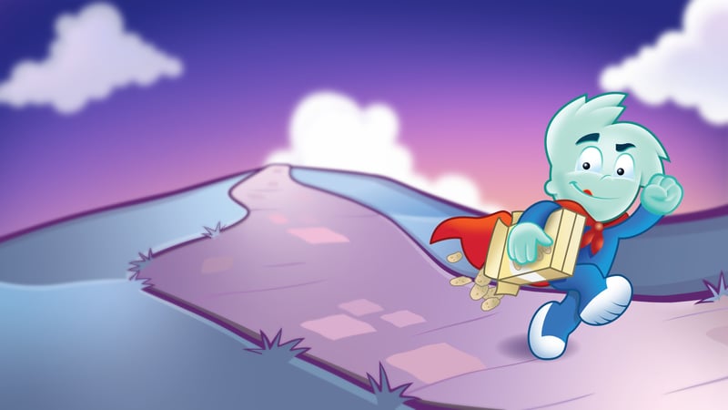 Official cover for Pajama Sam 3: You Are What You Eat From Your Head To Your Feet on PlayStation