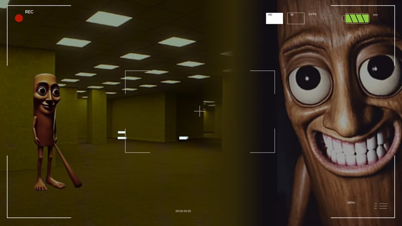 Official cover for ESCAPE TUNG SAHUR BACKROOMS on PlayStation