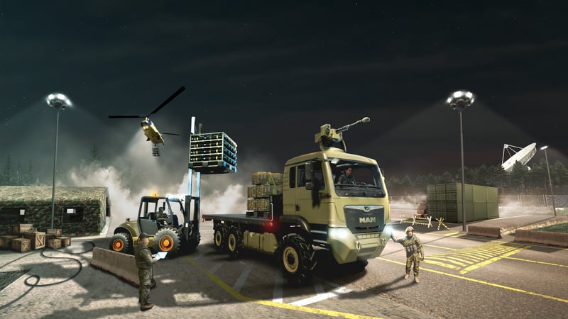 Official cover for Military Logistics Simulator on PlayStation