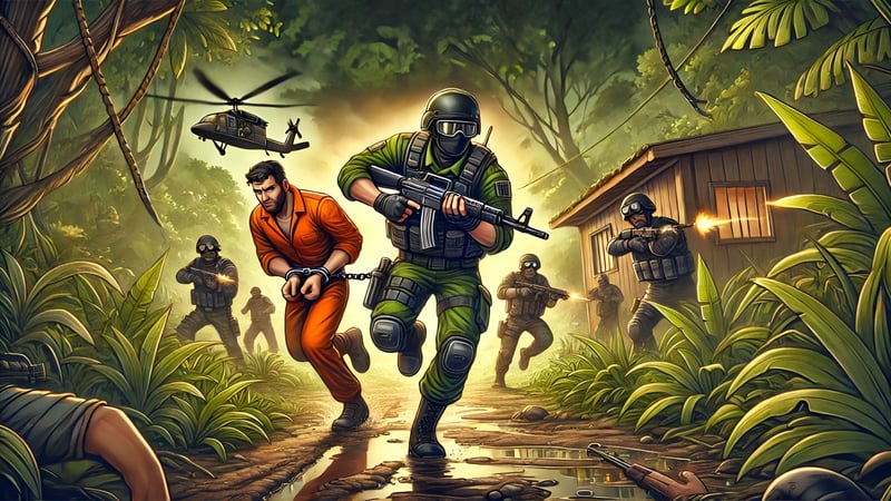 Official cover for Operation: Hostage Rescue on PlayStation