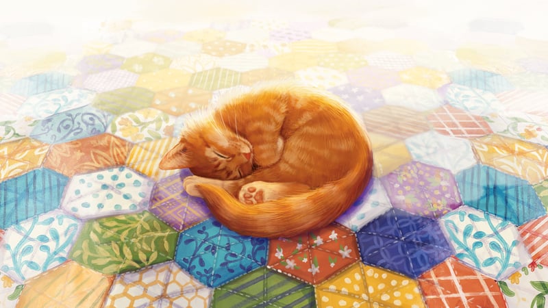 Official cover for Quilts and Cats of Calico on PlayStation