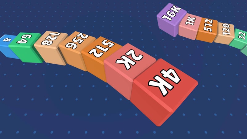 Official cover for Snake 2048 on PlayStation