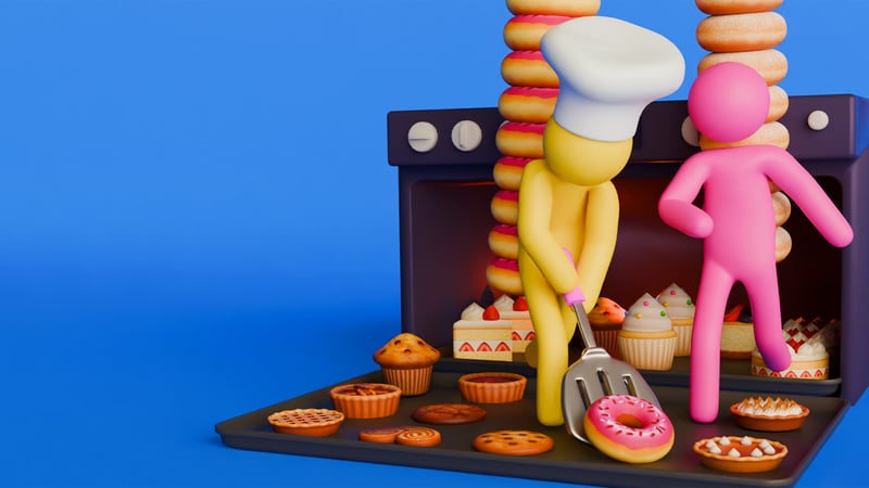 Official cover for Baking Time on XBOX