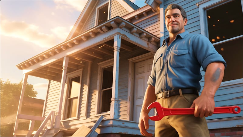 Official cover for HANDYMAN: House Repair and Flip on PlayStation
