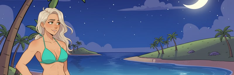 Official cover for Lewd Island on Steam