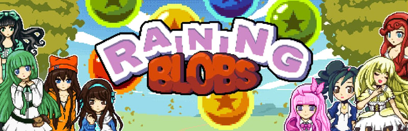 Official cover for Raining Blobs on Steam