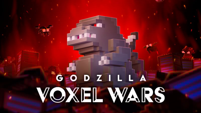 Official cover for Godzilla Voxel Wars on Unknown