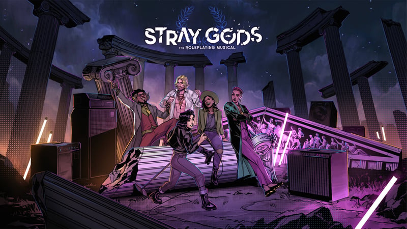 Official cover for Stray Gods: The Roleplaying Musical on Unknown