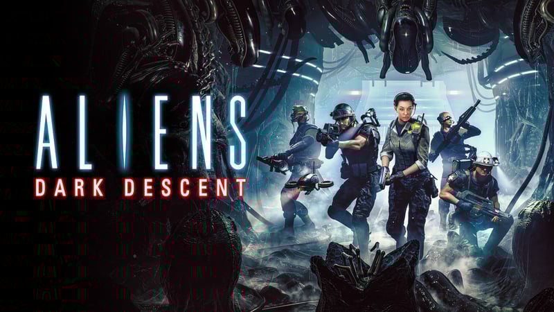Official cover for Aliens: Dark Descent on Unknown