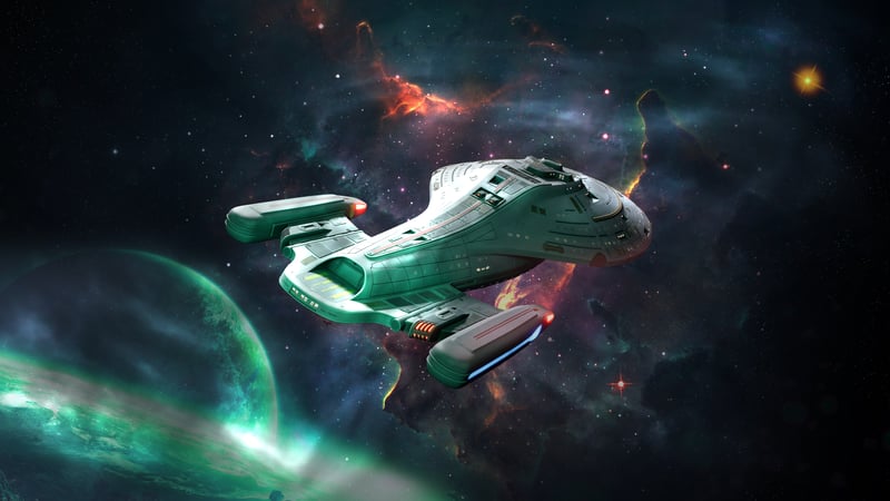 Official cover for Star Trek: Voyager - Across the Unknown on XBOX