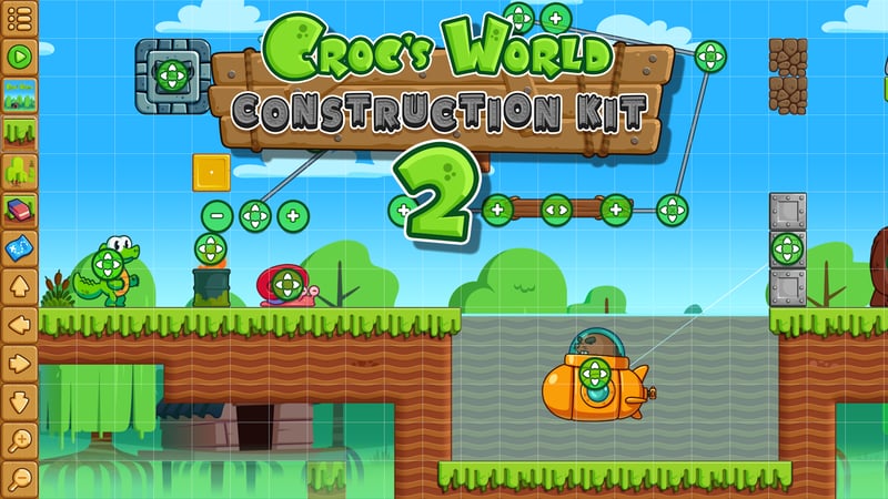 Official cover for Croc's World Construction Kit 2 on Unknown