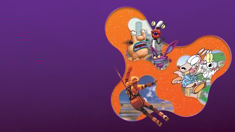 Official cover for Nickelodeon Splat Pack on PlayStation