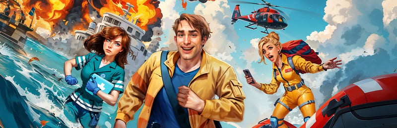Official cover for Emergency Crew 5: Blazing Vacation on Steam