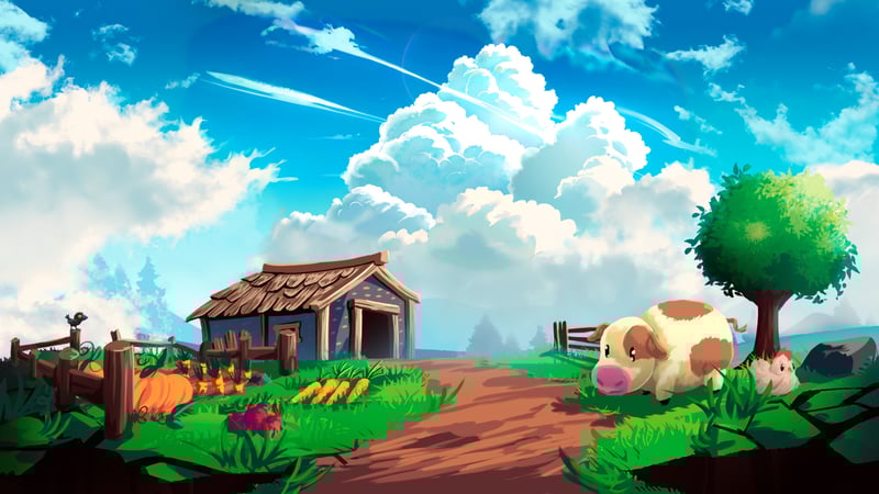 Official cover for Tiny Little Farm on PlayStation