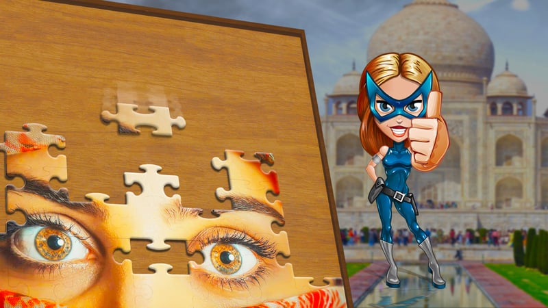 Official cover for #WomenUp, Super Puzzles Dream on PlayStation