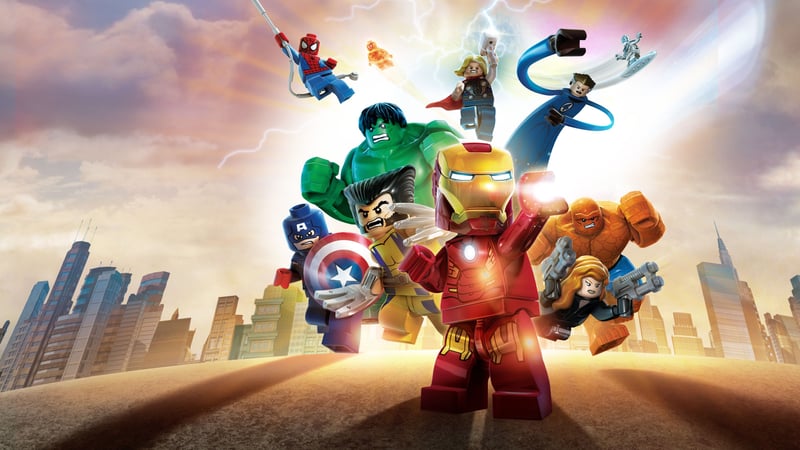 Official cover for LEGO® MARVEL Super Heroes on PlayStation
