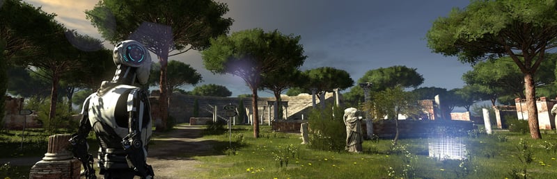 Official cover for The Talos Principle on Steam