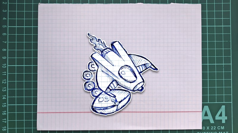 Official cover for Paper Plane on PlayStation